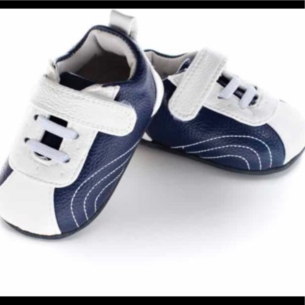 Brand new blue and white trainer shoes